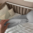 Baby nest co-sleeping cu volanase – gri